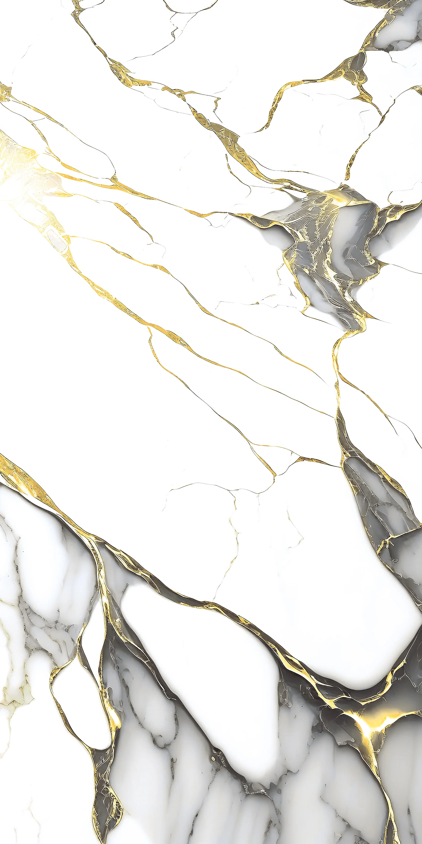 Mauna 3d Gold Polished Wall And Floor Porcelain Tiles 60cmx120cm