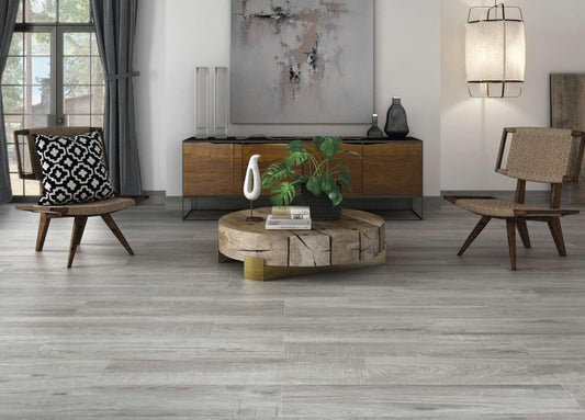 Baltimore Gris Porcelain Wood Effect Grey 24CM X 88CM Wall And Floor Tile