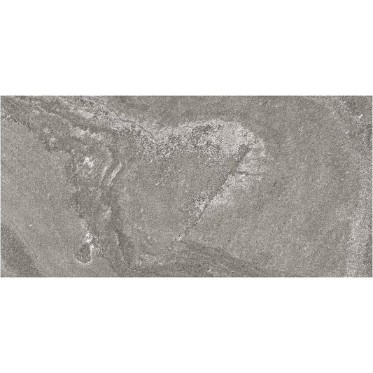 Mist 3D Dark Grey Anthracite Fog Shiny Gloss Bright Bathrooms Wall Tiles 30cmx60cm